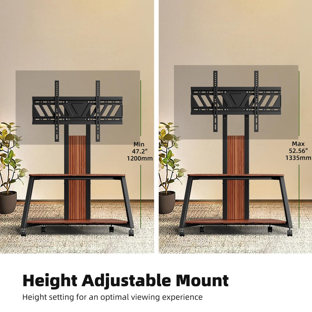 Heavy Duty Mobile TV Stand with Wheels Y188402