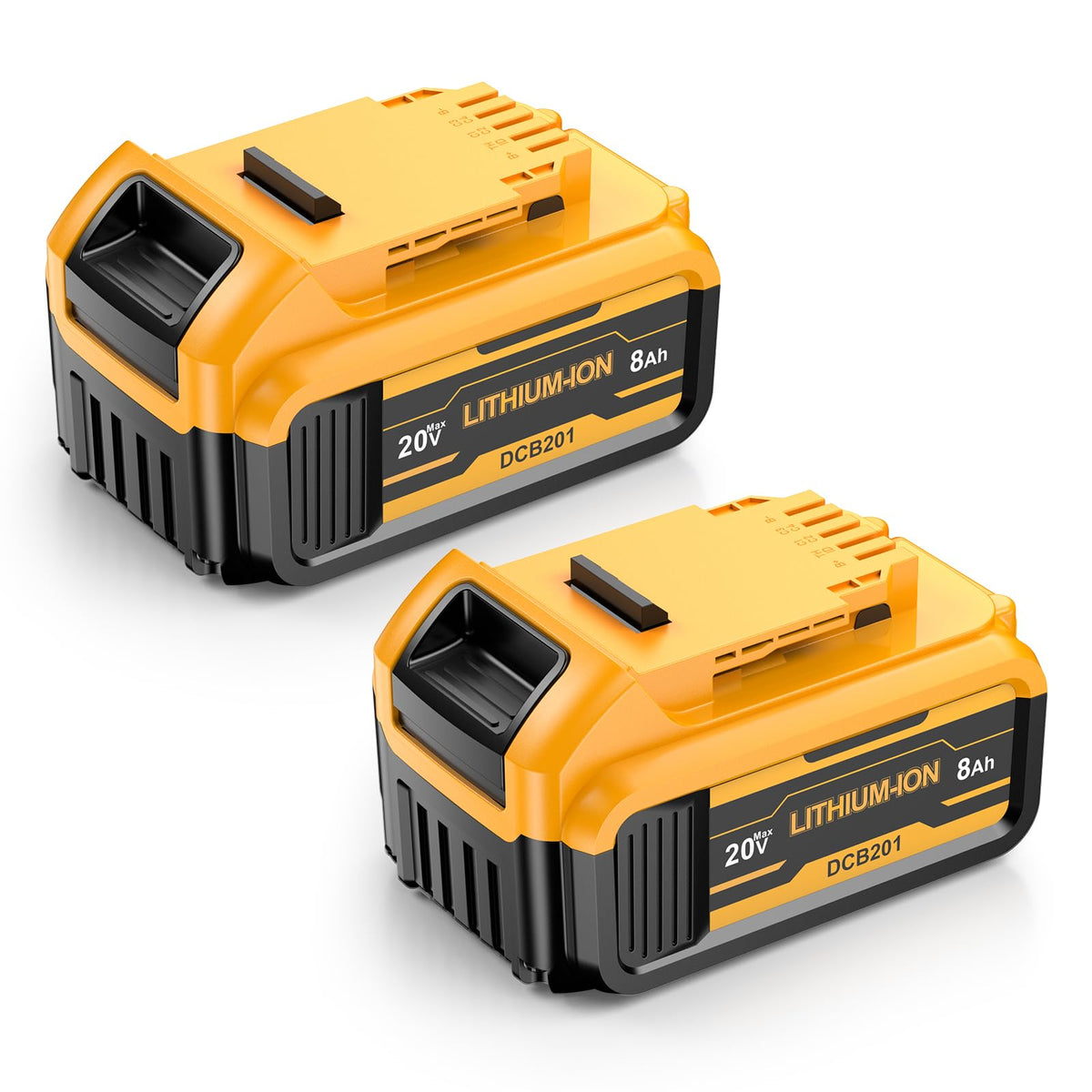 2 Pack 8.0ah Replacement Battery with LED Indicator Y715815
