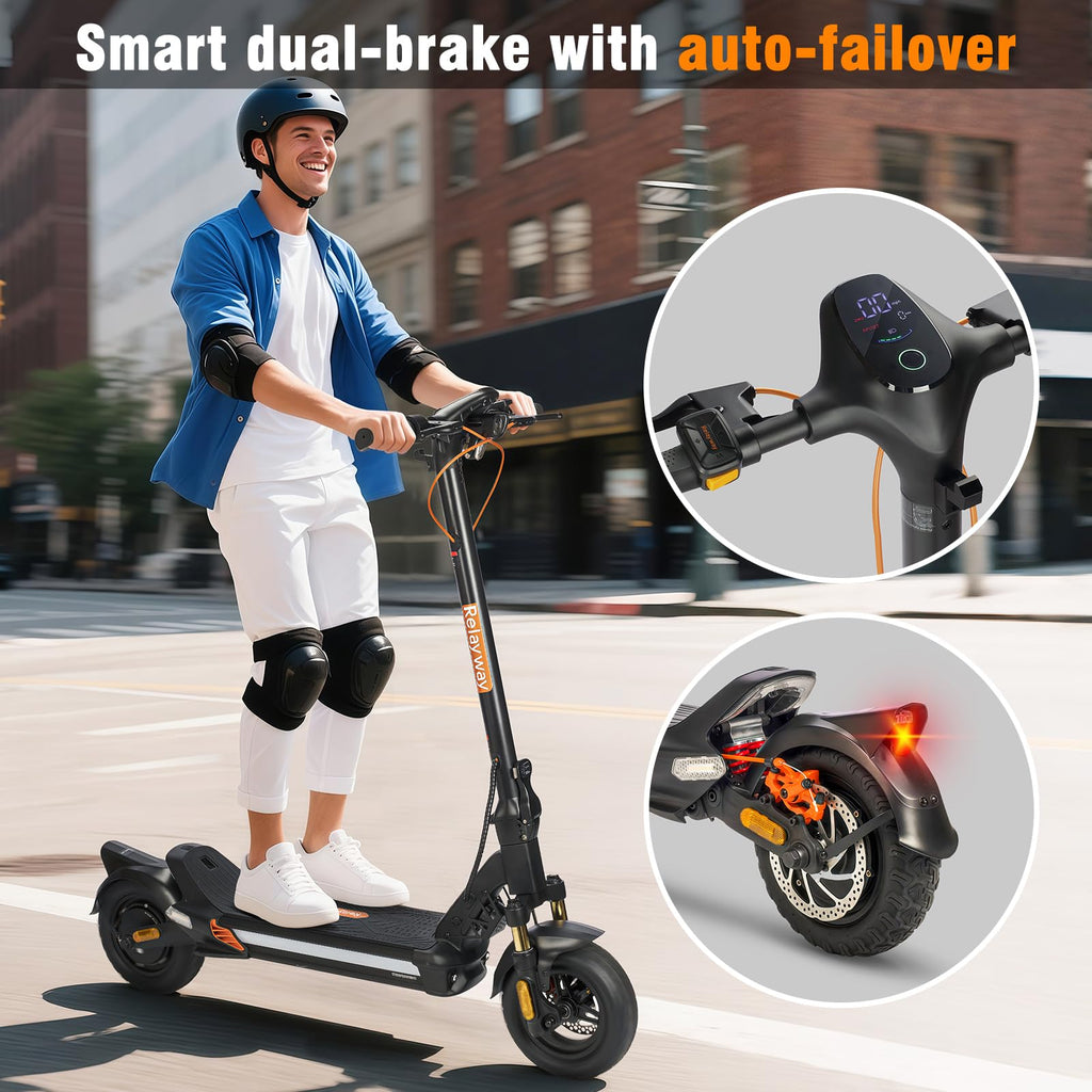 Offroad Electric Scooter 30 Mph 40-50 Miles Range W117