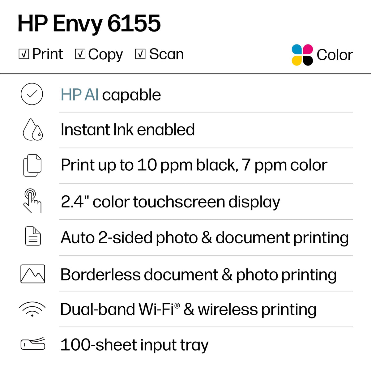 Wireless All-in-One Color Inkjet Printer L619