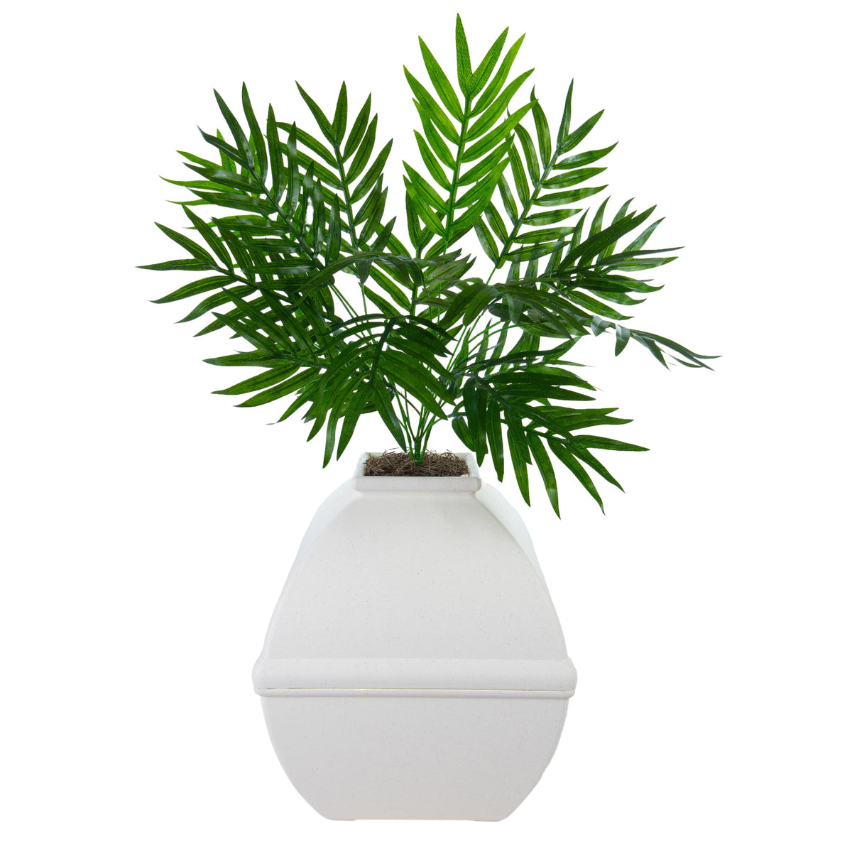 White Hidden Litter Box Planter with Carbon Filter H6620