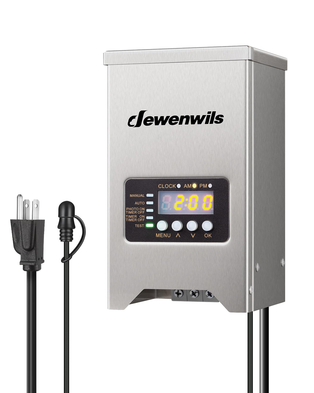 200W Low Voltage Transformer with Photocell Sensor & Timer O1466