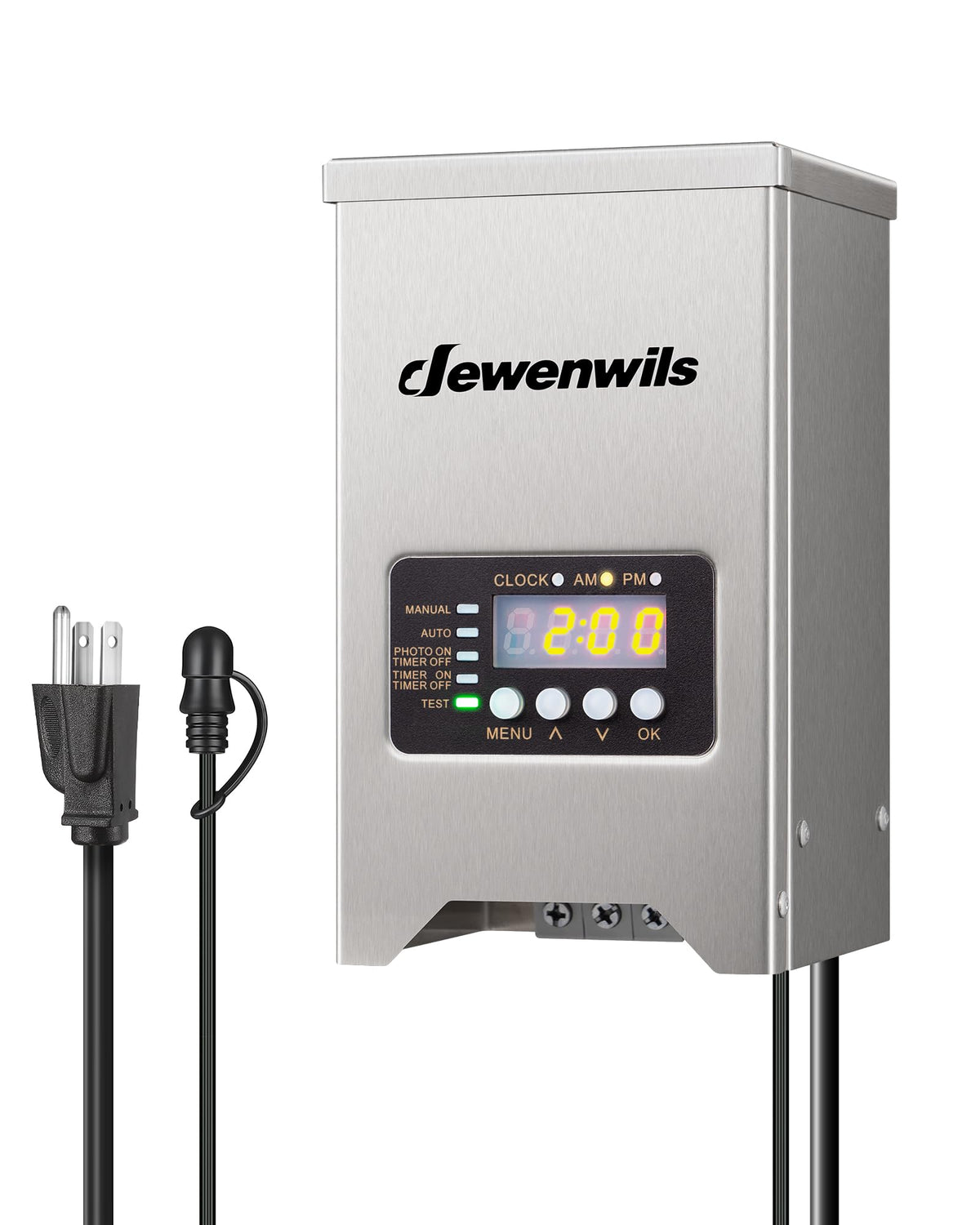 200W Low Voltage Transformer with Photocell Sensor & Timer O1466