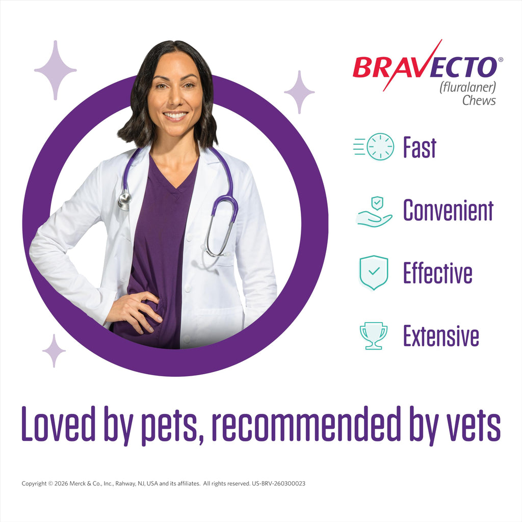 Flea & Tick Chew for Dogs 4.4-9.9 lbs X790