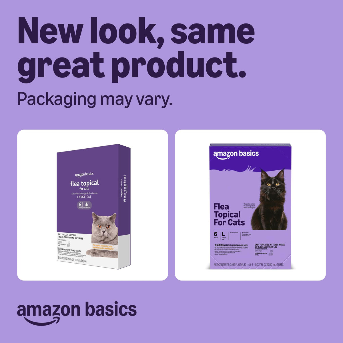 Topical Flea Treatment and Prevention for Large Cats, 6 Count B9776