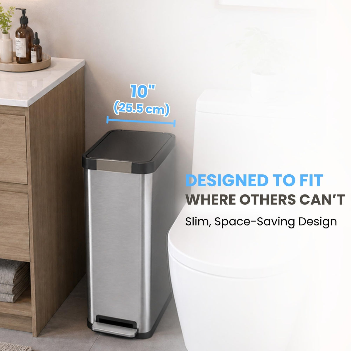 13 Gallon Stainless Steel Diaper Pail B28650