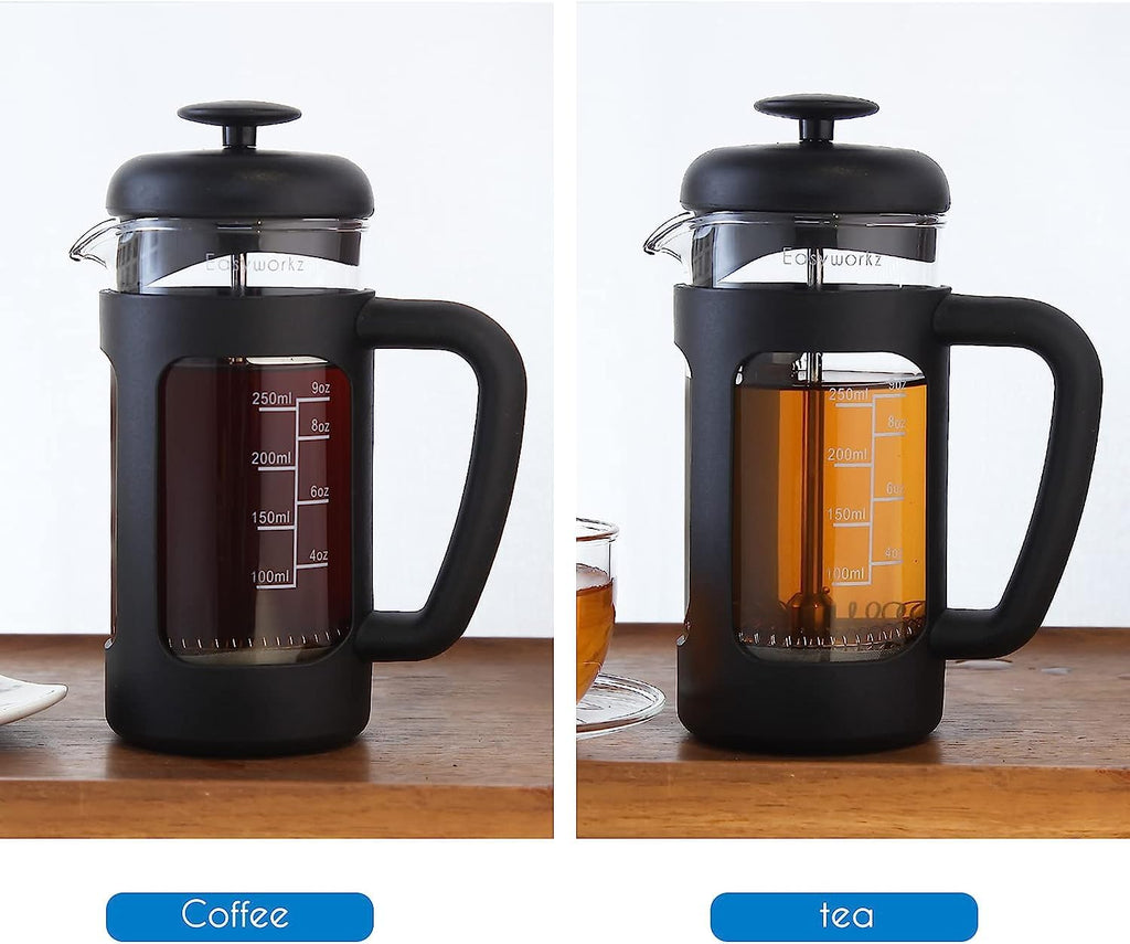 12 oz Stainless Steel French Press and Gooseneck Pour Over Kettle M84435