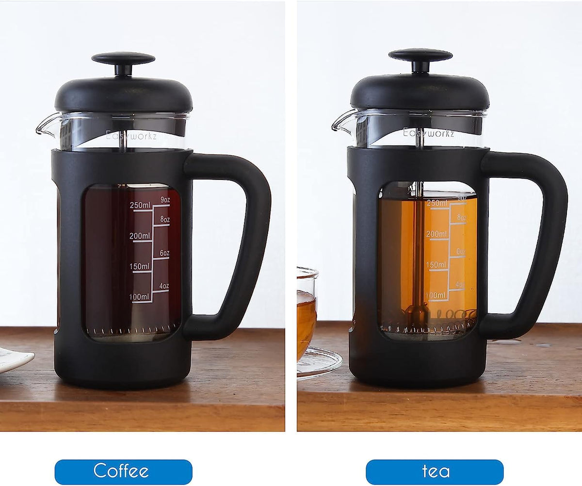 12 oz Stainless Steel French Press and Gooseneck Pour Over Kettle M84435