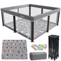 Foldable Baby Playpen with Mat and Travel Pack L9291