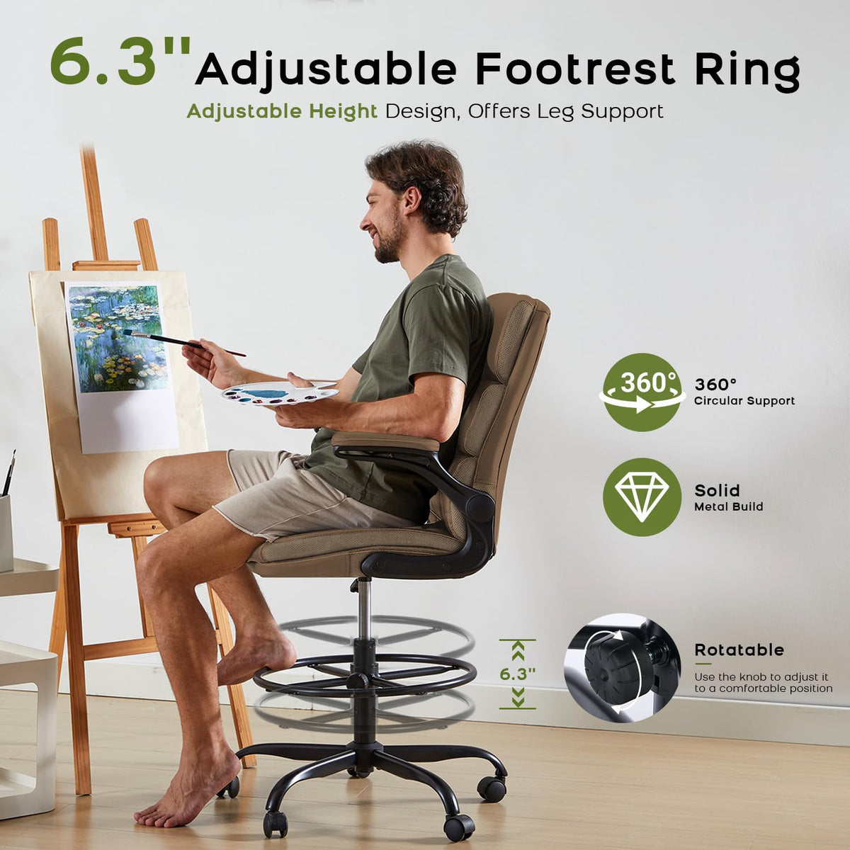 Tall Drafting Chair O876065