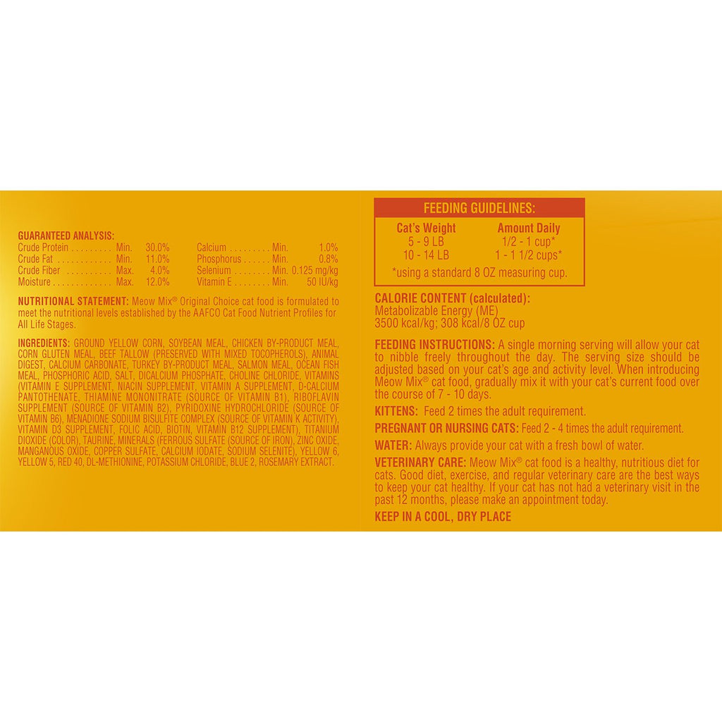 Original 3.15-Pound Cat Food D814119