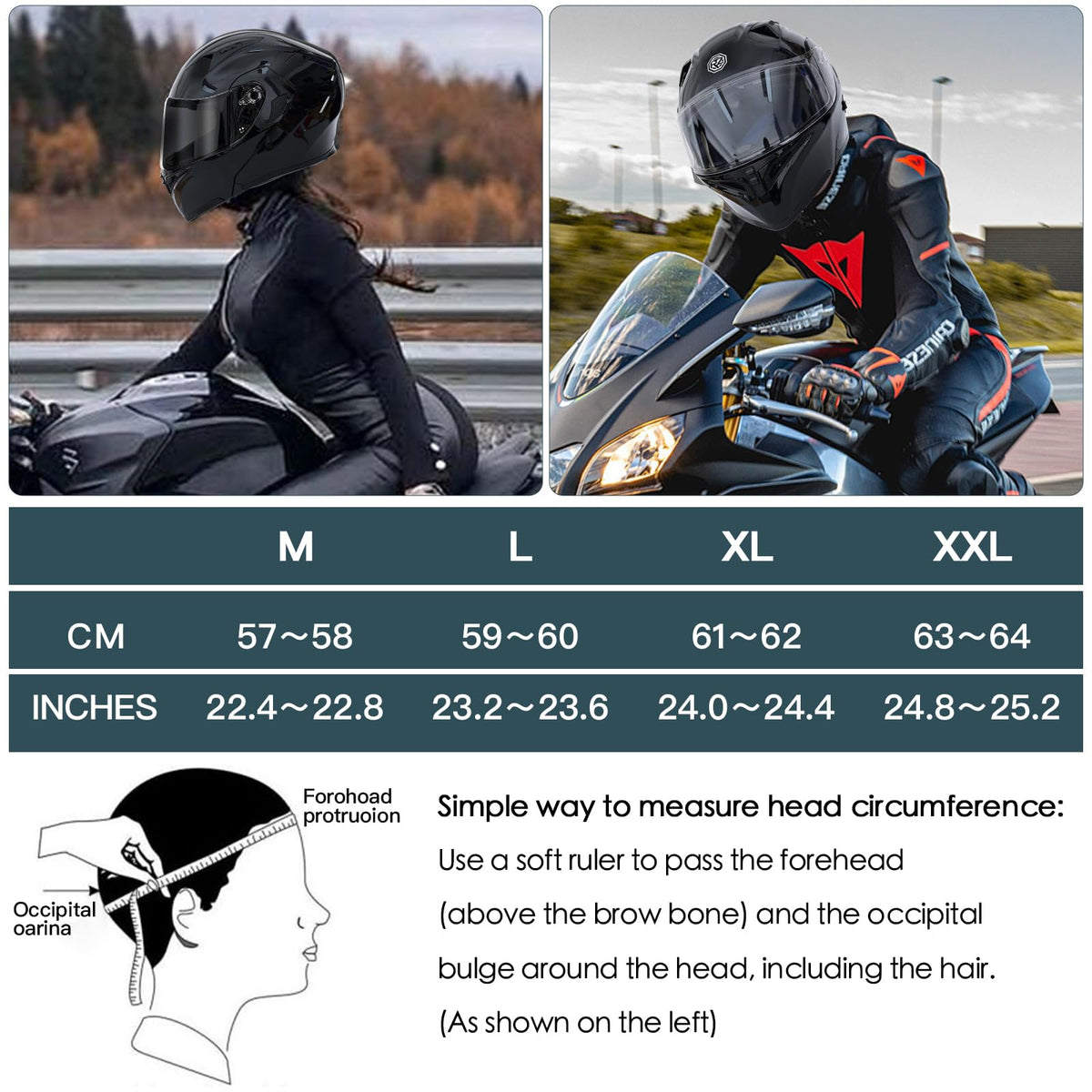 DOT Approved Bluetooth Modular Motorcycle Helmet A351181