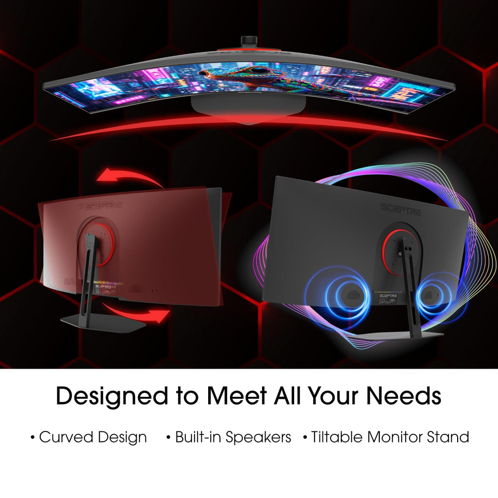 Curved 34-inch Gaming Monitor 3440 x 1440 240Hz E4004