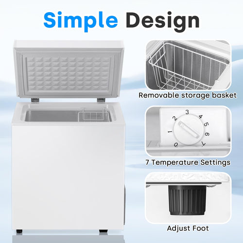 2.0 Cu.Ft White Chest Freezer Z49526