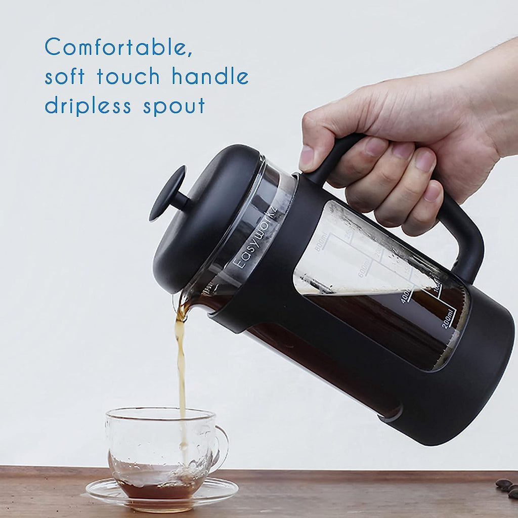 12 oz Stainless Steel French Press and Gooseneck Pour Over Kettle M84435