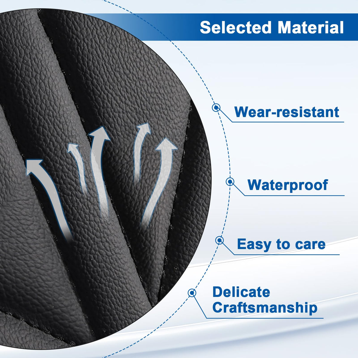 Waterproof Car Seat Covers Set of 5 H247394