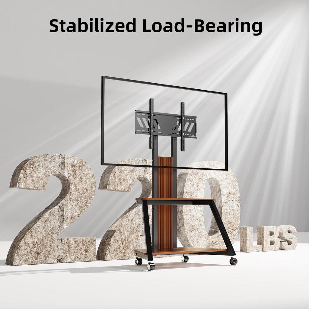 Heavy Duty Mobile TV Stand with Wheels Y188402