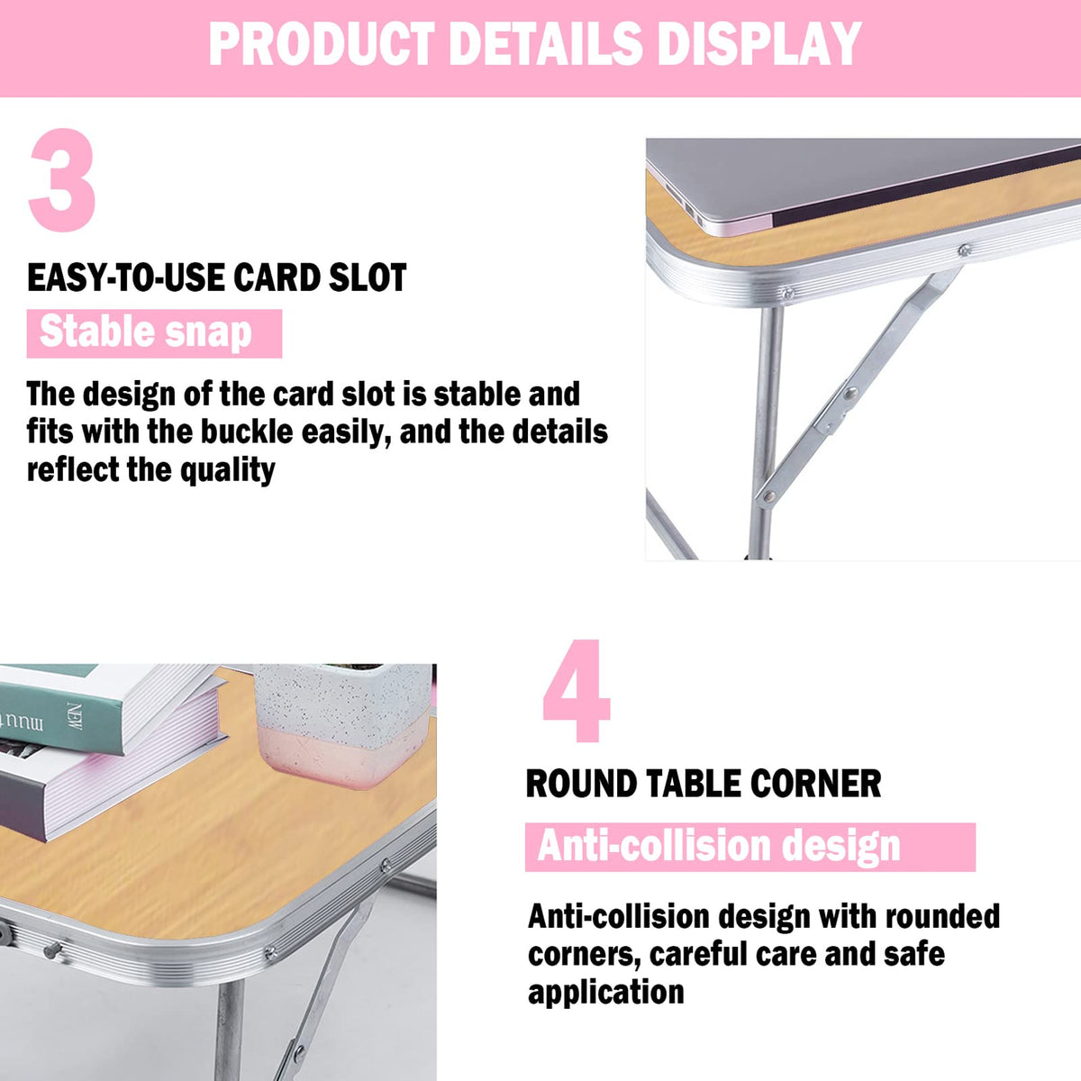 Portable Folding Table (Bamboo) H46550