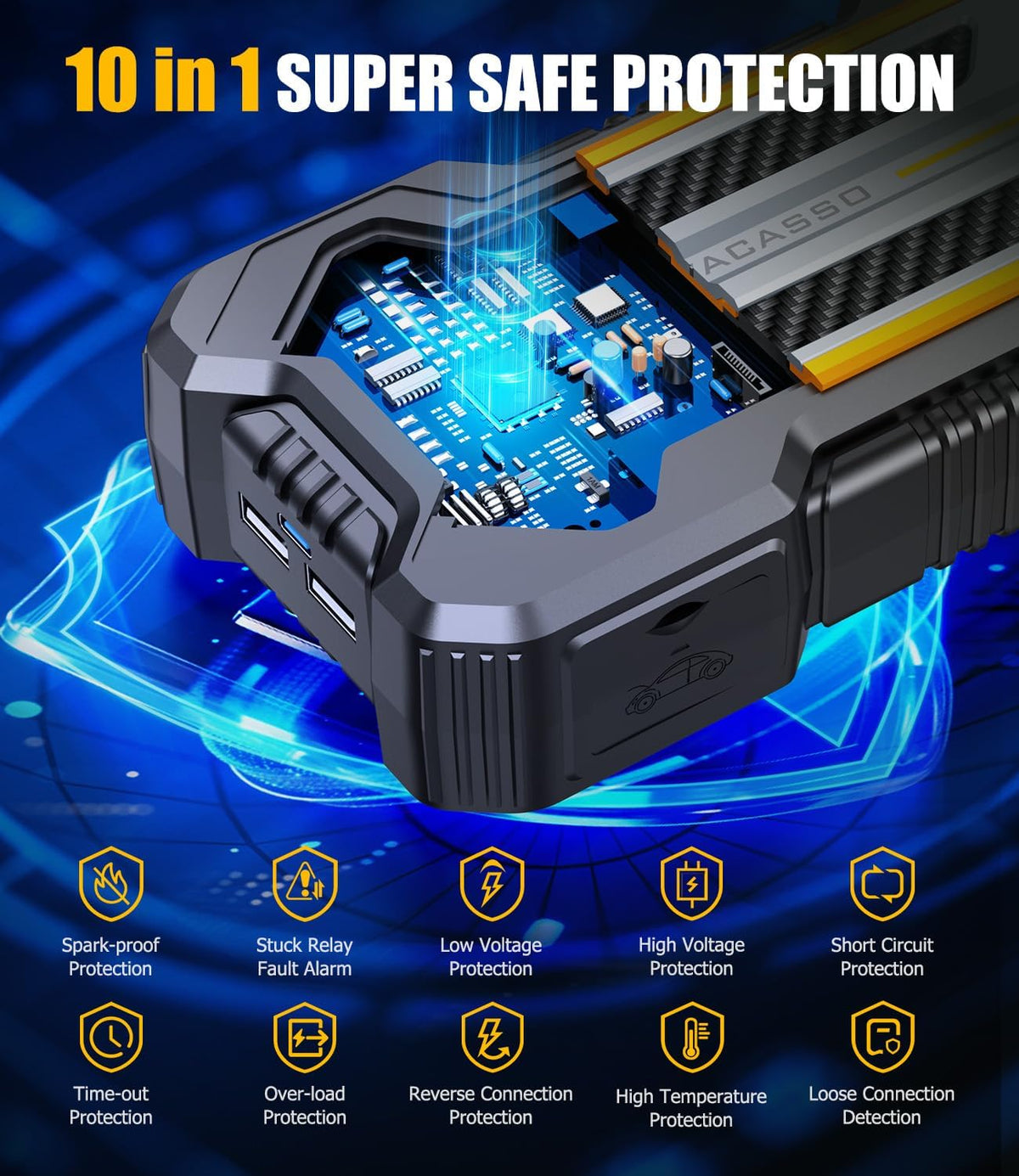 12V Portable Car Jump Starter V58007