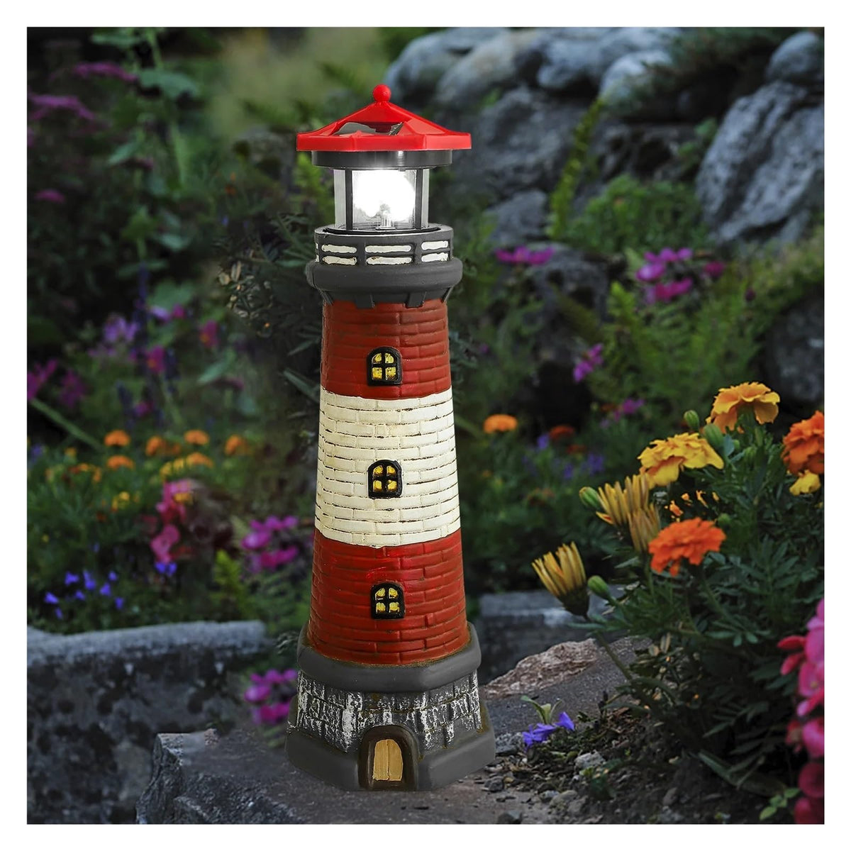 Solar Powered Lighthouse Z4813