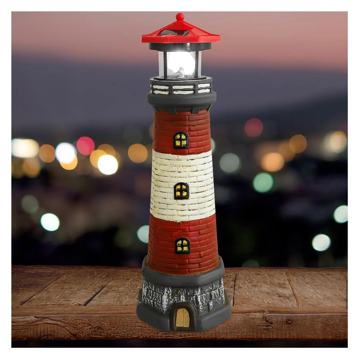 Solar Powered Lighthouse Z4813