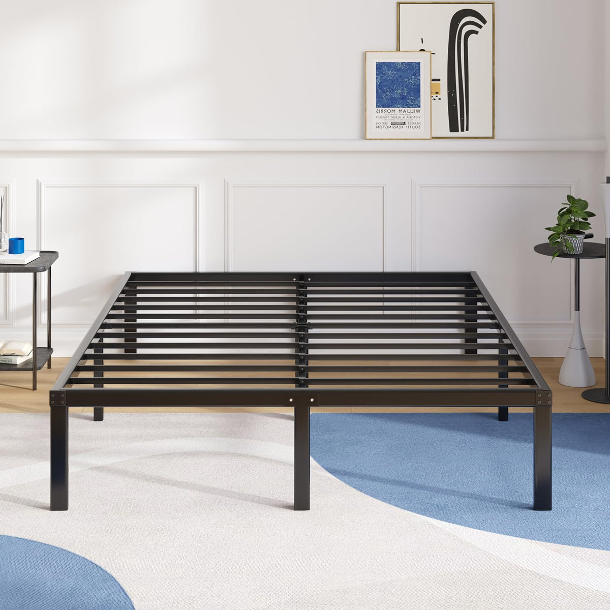 Queen Size 18 Inch Metal Platform Bed Frame Q203