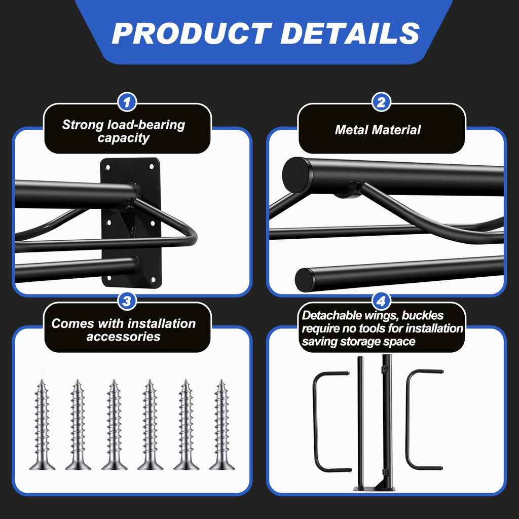 12 Pack Wall Mount Saddle Rack with Bridle Hooks Z62667