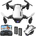 Mini Drone with 720P Camera, Foldable RC Quadcopter, White J529745