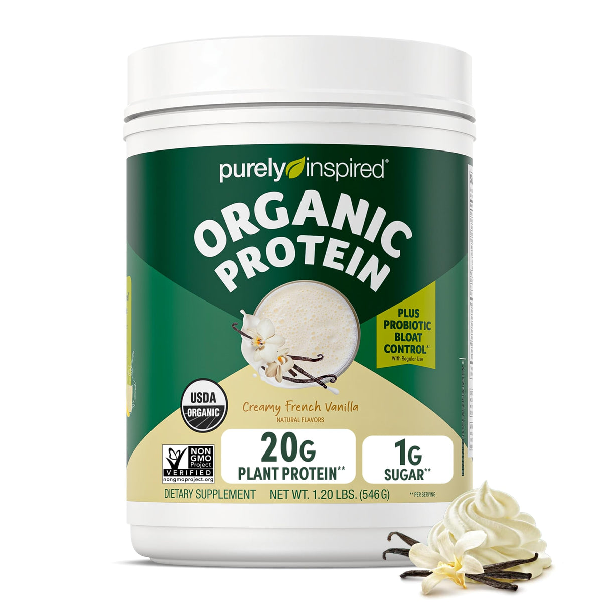 Plant-Based Protein Powder Creamy French Vanilla N147