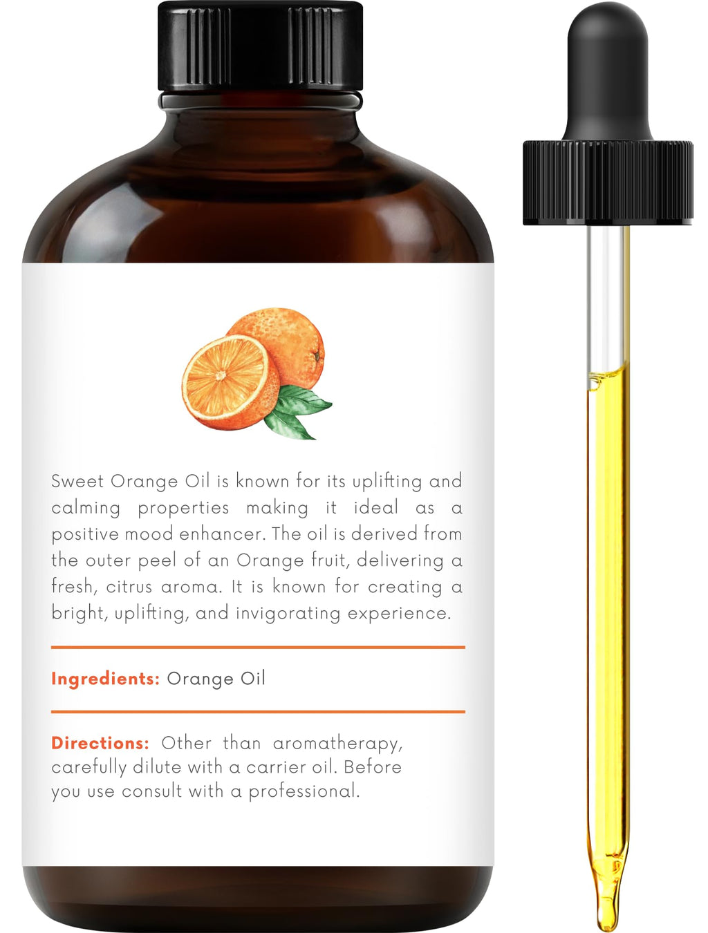 Sweet Orange Eucalyptus and Lavender Essential Oil 4 Fl. Oz B8290