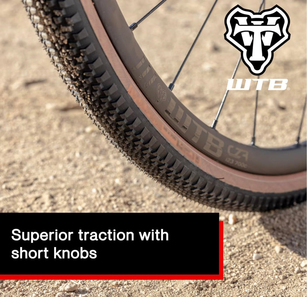 Black Tan 700c Tubeless Folding Gravel Bike Tire H59651