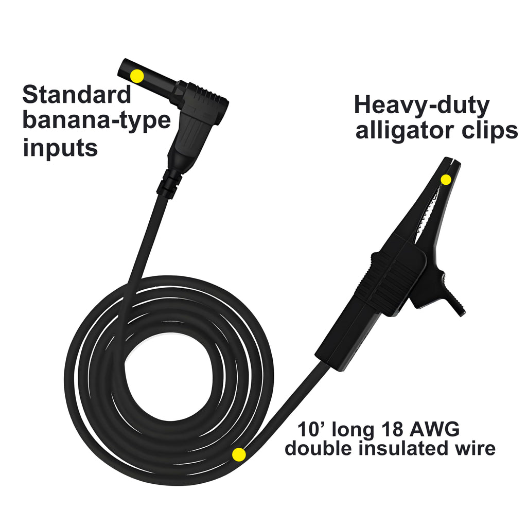 Heavy Duty Insulated Alligator Clips Test Leads E481
