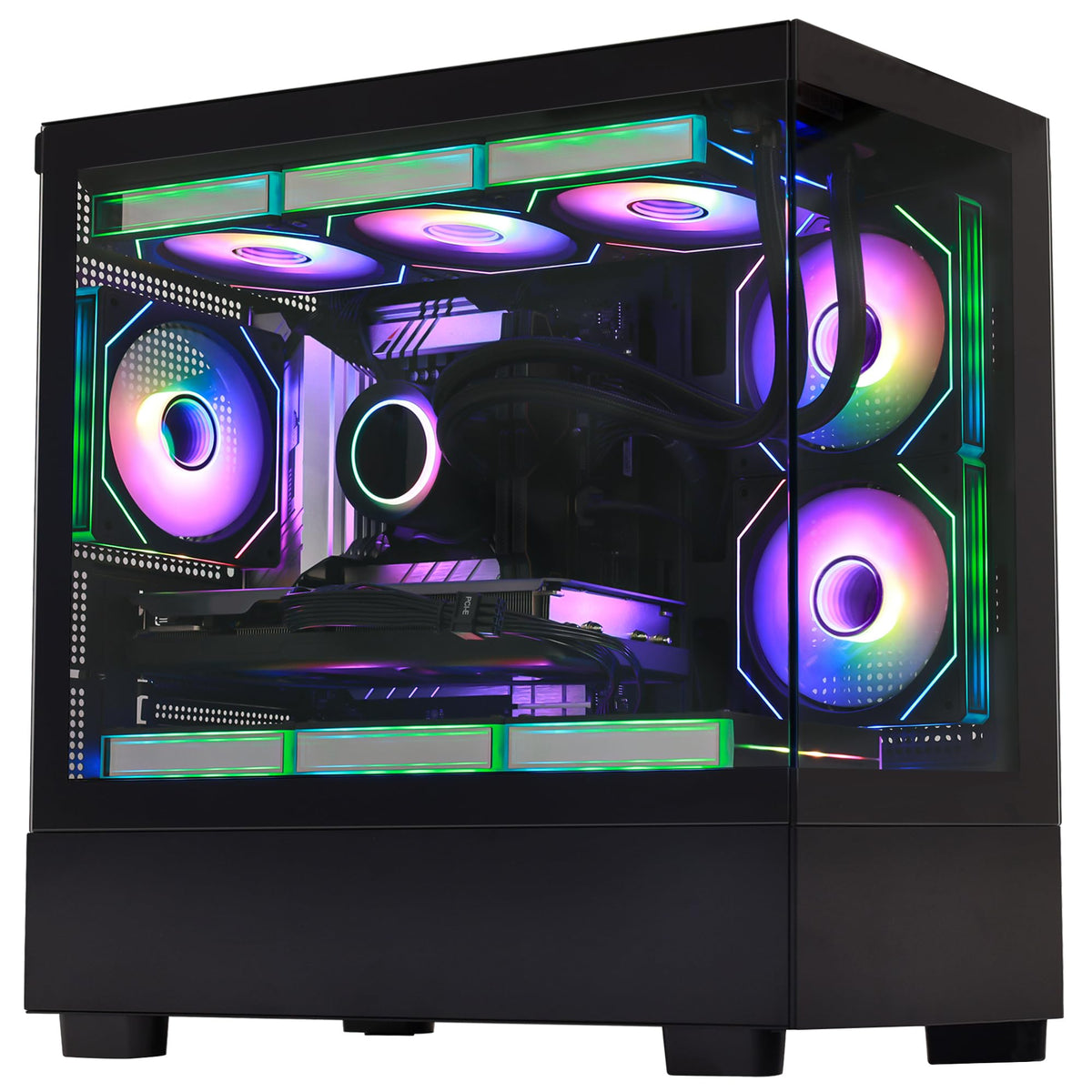 Intel Core i7-13700K RTX 5060 32GB DDR5 1TB SSD Windows 11 Black Desktop Computer R3410