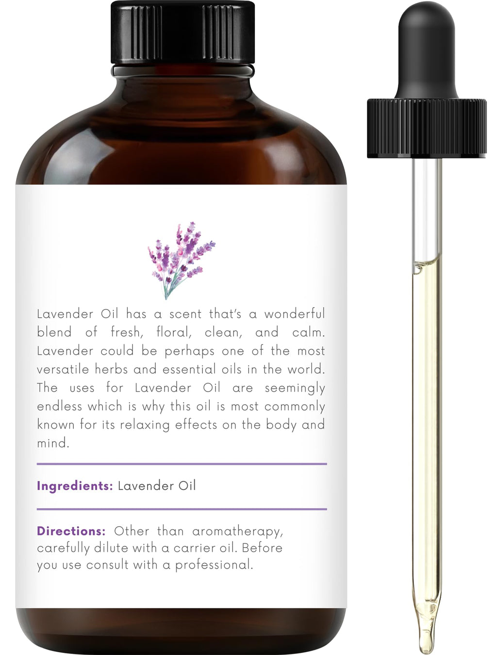 Sweet Orange Eucalyptus and Lavender Essential Oil 4 Fl. Oz B8290