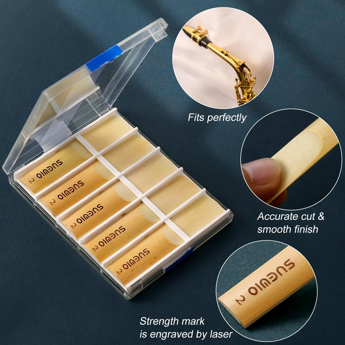 Alto Saxophone Reeds 10 Pack Strength 2.0 E376738