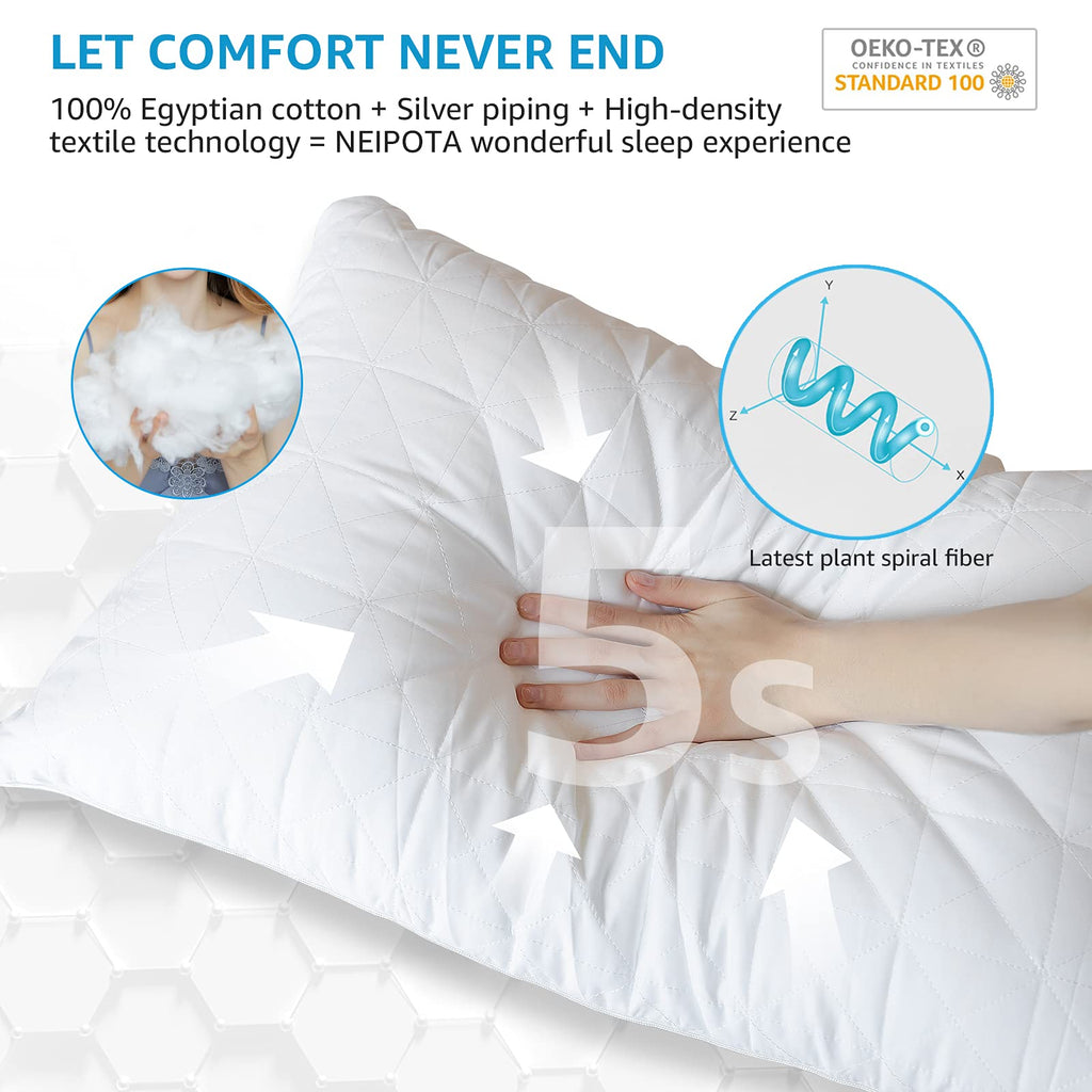 King Size Down Alternative Pillows Set of 2 C741776