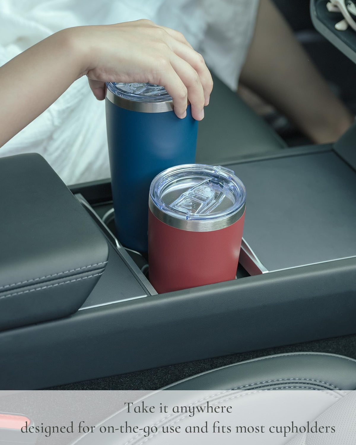 20oz Stainless Steel Insulated Travel Coffee Tumbler with Straw R2470