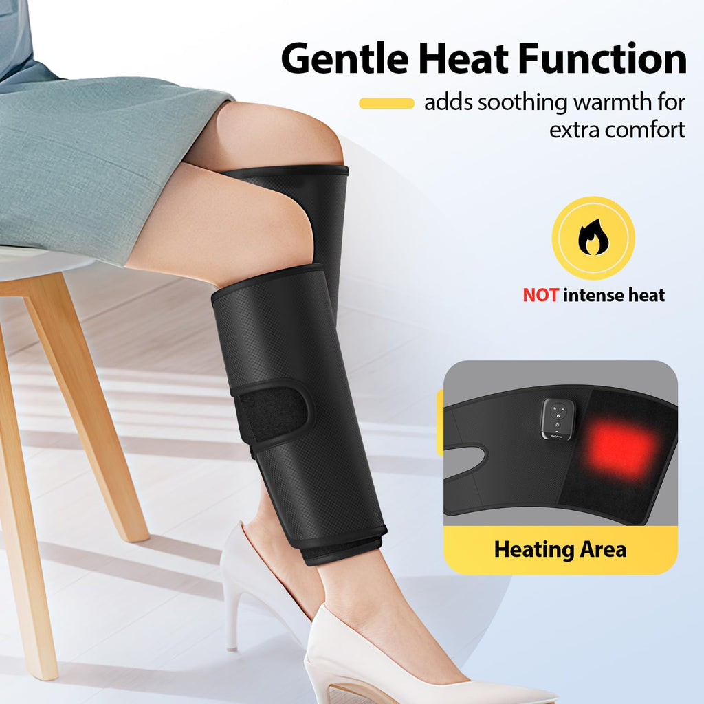 Cordless Air Compression Calf Massager with Heat Q3731