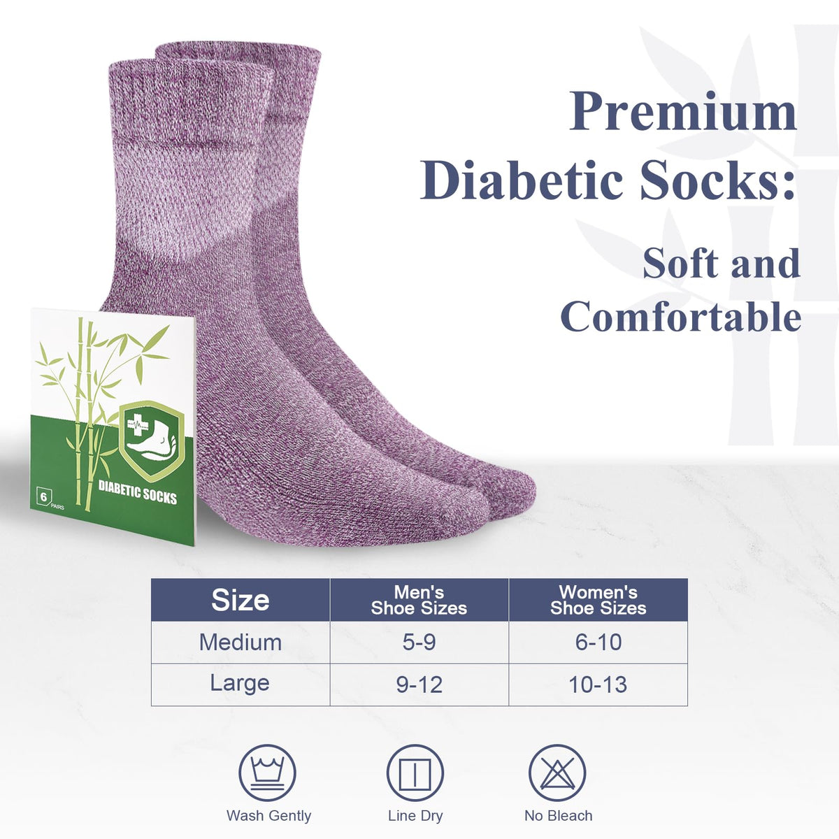 Bamboo Viscose Non Binding Wide Top Ankle Socks J4746