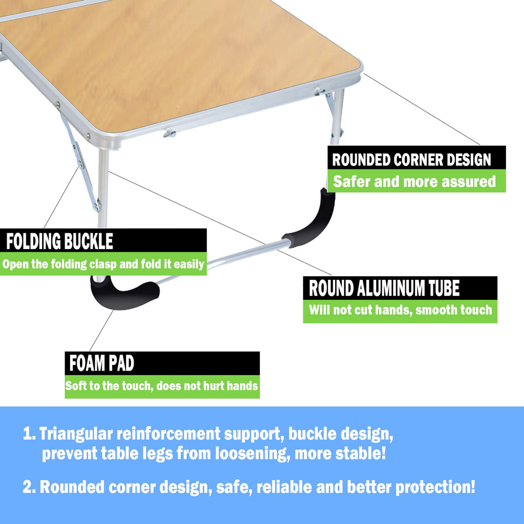 Portable Folding Table (Bamboo) H46550