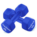 Neoprene Dumbbell Set of 2 Non-Slip Hex Shape B8001