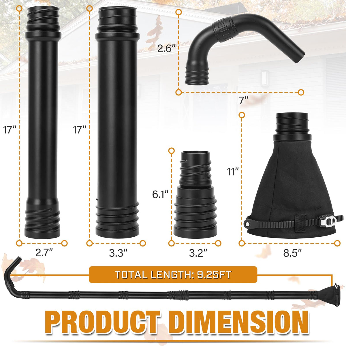 Gutter Cleaning Tools Leaf Blower Attachment P488