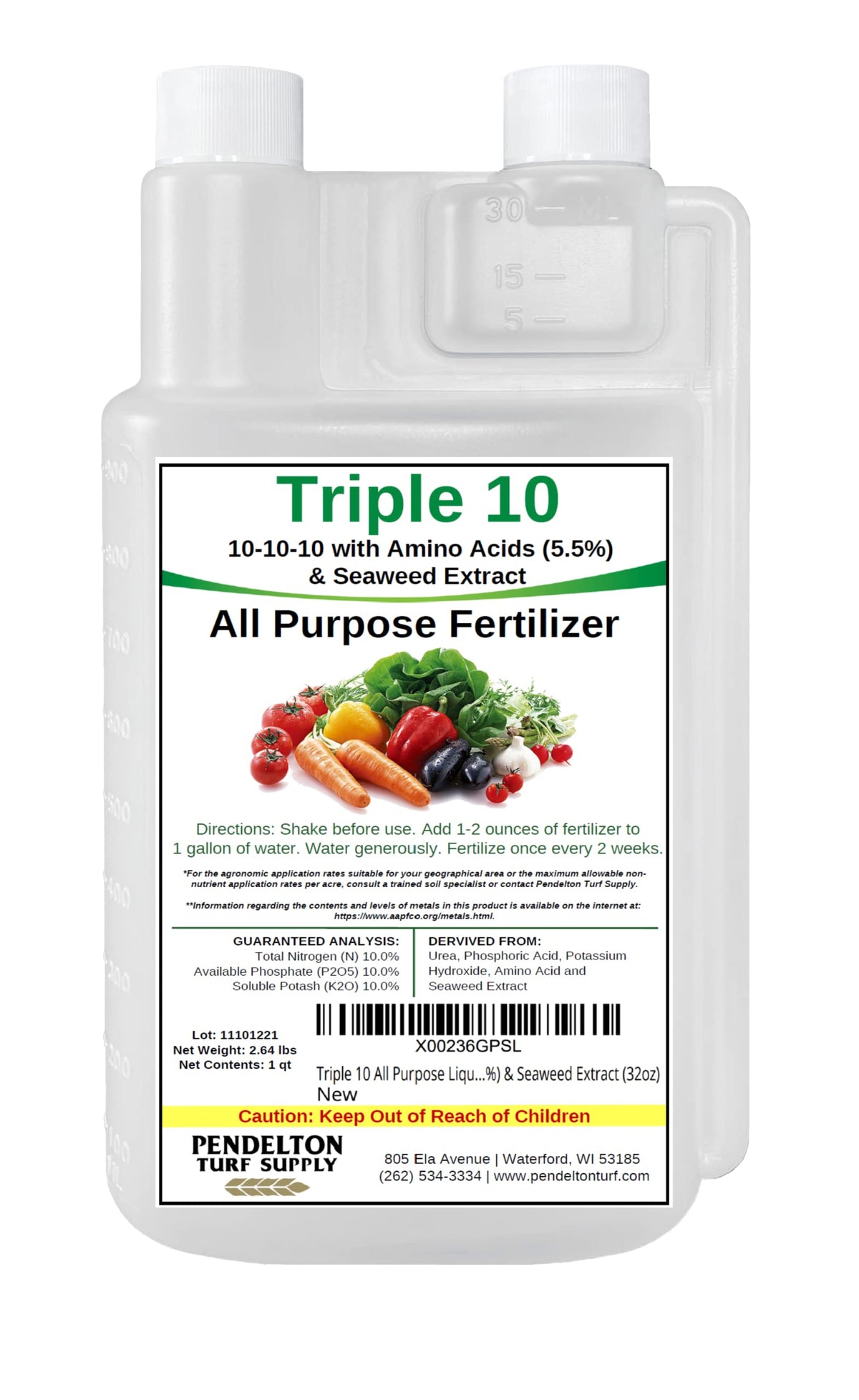 All Purpose Liquid Fertilizer 10-10-10 32oz O730324