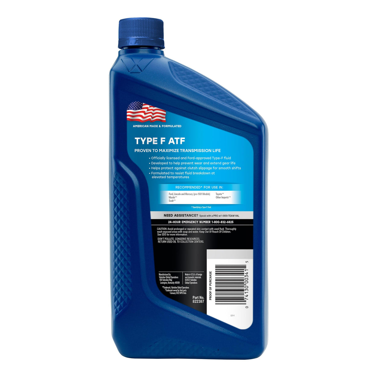 Type F Automatic Transmission Fluid 1 Quart P4955