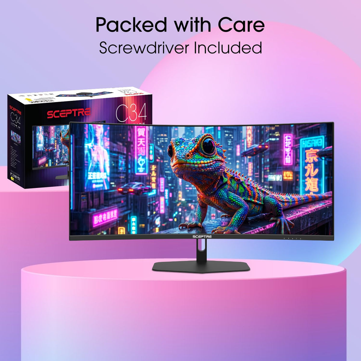 Curved 34-inch Gaming Monitor 3440 x 1440 240Hz E4004