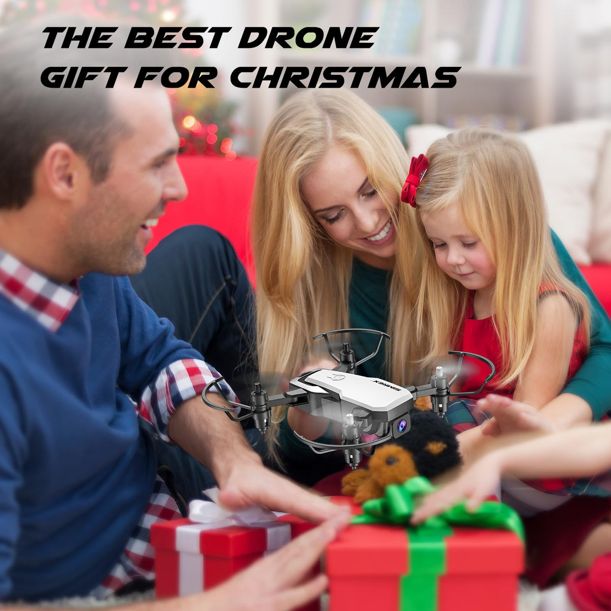 Mini Drone with 720P Camera, Foldable RC Quadcopter, White J529745