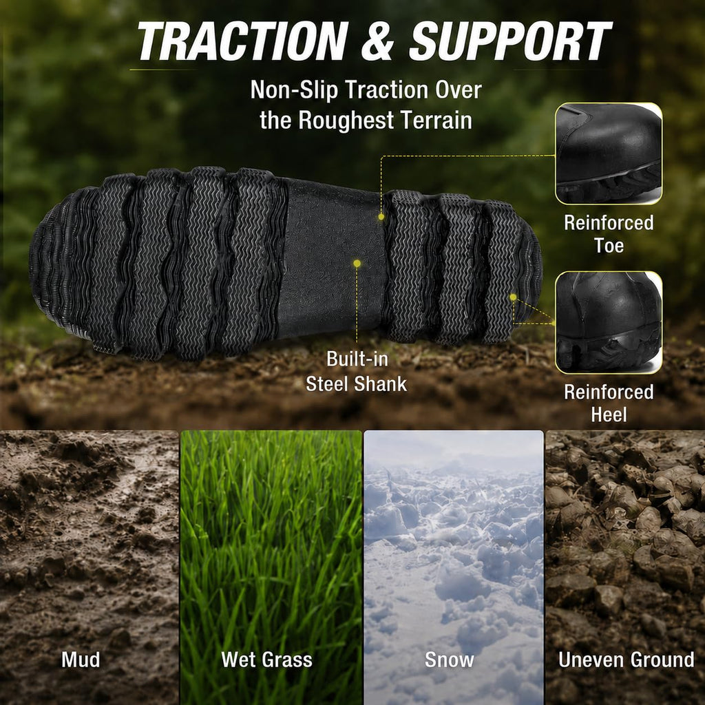 Rubber Boots with Steel Shank W683