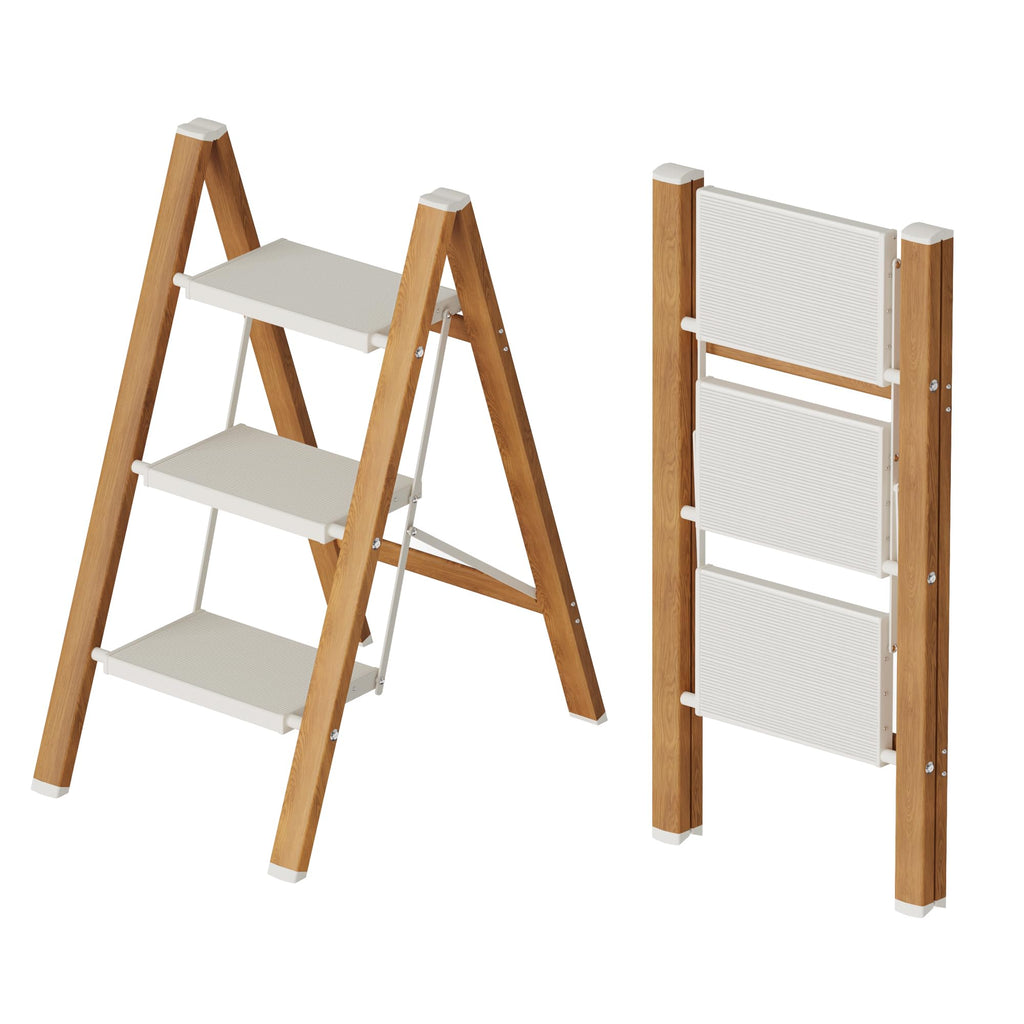 3 Step Aluminum Foldable Step Stool J4325