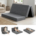 Queen Size Tri-Fold Mattress with Handles & Non-Slip Bottom M122704