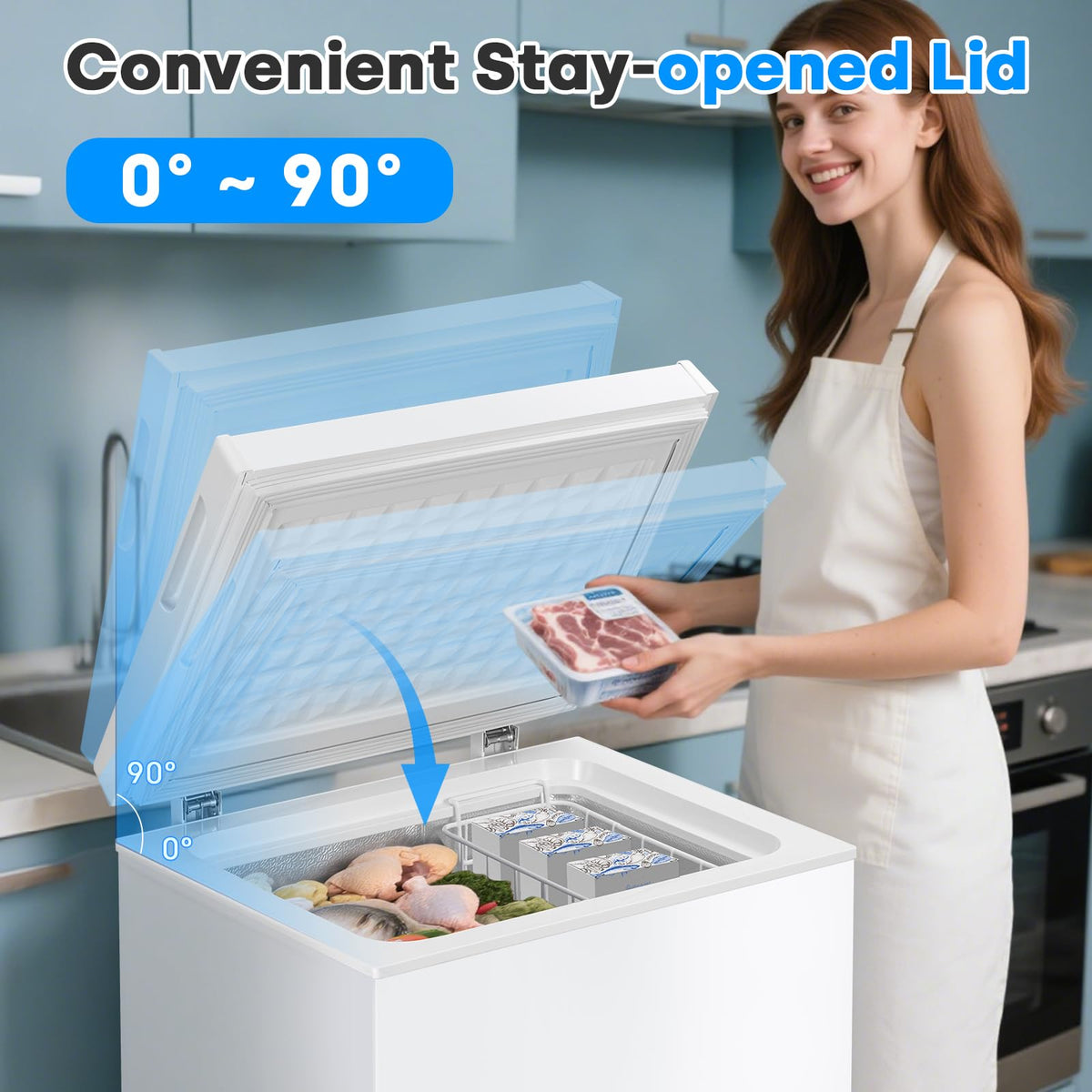 2.0 Cu.Ft White Chest Freezer Z49526